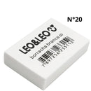 Kit 20 e 60 Unidades Borracha Escolar Branca N°20-40-60