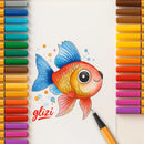 Kit Canetas Coloridas Fine Line Ponta Fina 0.4 mm